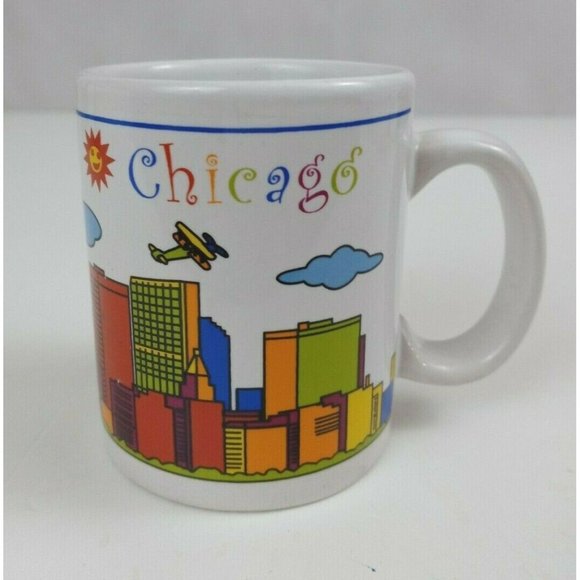 City Merchandise Chicago Collectible Souviner Mini 2.75" Tall Coffee Cup Mug - Picture 1 of 7